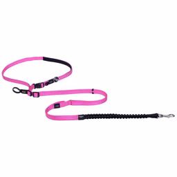 Rogz Utility Håndfri Hundeline i Pink Justerbar mellem 150-210 cm